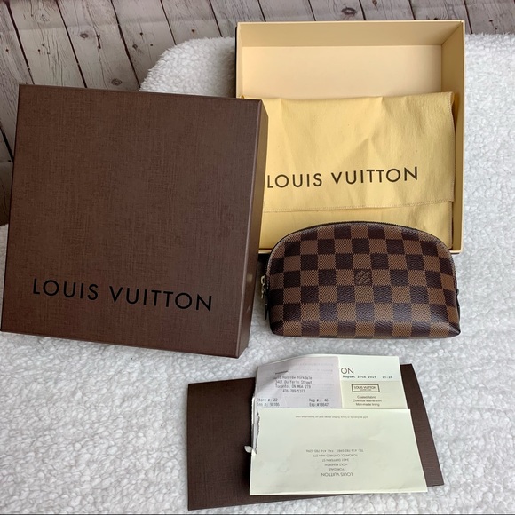 Louis Vuitton Handbags - 5️⃣2️⃣5️⃣ LOUIS VUITTON Damier Ebene Cosmetic Pouch PM